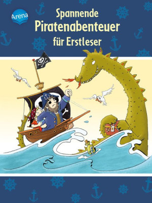 Spannende Piratenabenteuer für Erstleser Sammelband zum Mitlesen ab 5 Jahren, Bilder ersetzen Hauptwörter