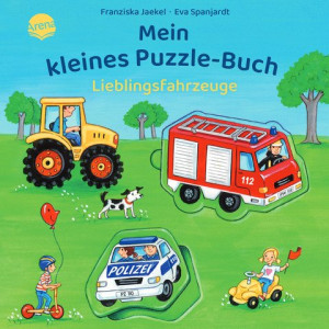 Mein kleines Puzzle-Buch. Lieblingsfahrzeuge Pappbilderbuch mit drei großen Puzzleteilen