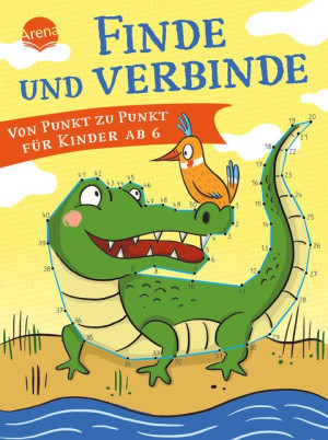 Finde und verbinde. Von Punkt zu Punkt für Kinder ab 6 Rätselblock mit Motiven zum Punkteverbinden