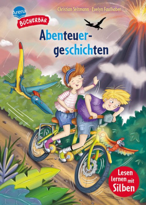 Abenteuergeschichten Bücherbär: Erstlesebuch mit Silbentrennung; actionreiche Zeitreise – mit Sauriern, Ufos und Rittern, für die 1. Klasse, ab 6...