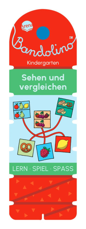 Bandolino. Sehen und vergleichen Lernspiel mit Lösungskontrolle für Kinder ab 4 Jahren