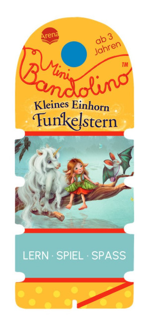Mini Bandolino. Kleines Einhorn Funkelstern Lernspiel mit Lösungskontrolle für Kinder ab 3 Jahren