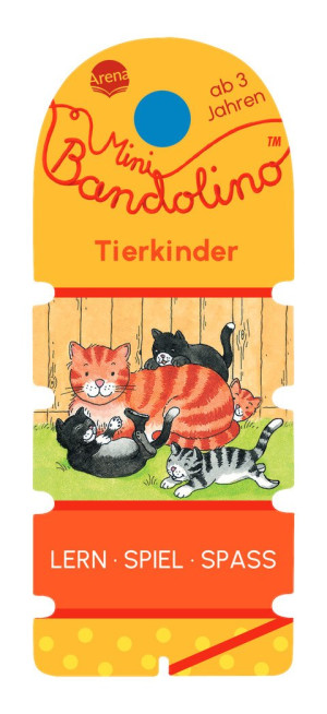 Mini Bandolino. Tierkinder Lernspiel mit Lösungskontrolle für Kinder ab 3 Jahren
