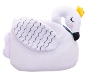 Spiel mit mir, kleiner Schwan! Ein Frotteebuch zum Kuscheln und Baden. Hochwertiges Geschenk zur Geburt. Geprüfte Qualität. Fürs Baby