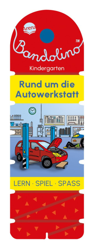 Bandolino. Rund um die Autowerkstatt Lernspiel mit Lösungskontrolle für Kinder ab 4 Jahren
