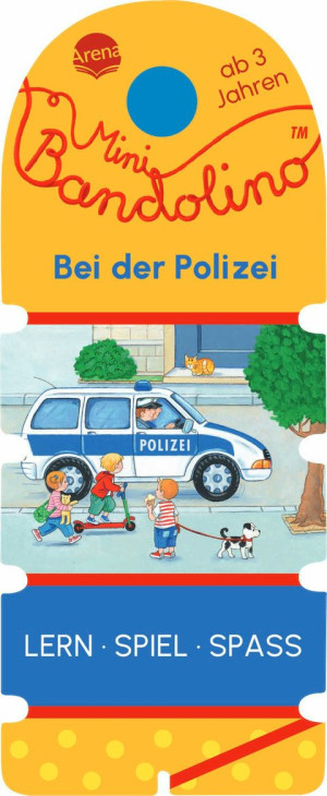 Mini Bandolino. Bei der Polizei Lernspiel mit Lösungskontrolle für Kinder ab 3 Jahren
