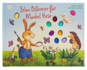 Zehn Ostereier für Muckel Hase Bilderbuch mit Wortwitz für die Osterzeit mit zehn fest integrierten bunten Funkel-Eiern und Stanzungen. Auch zum...