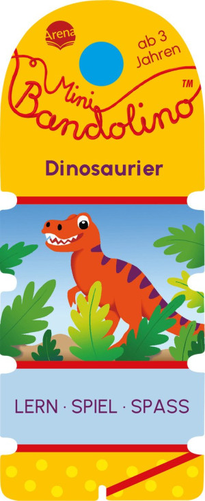 Mini Bandolino. Dinosaurier Lernspiel mit Lösungskontrolle für Kinder ab 3 Jahren