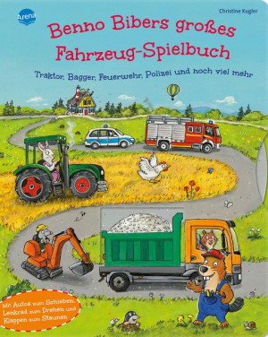 Benno Bibers großes Fahrzeug-Spielbuch. Traktor, Bagger, Feuerwehr, Polizei und noch viel mehr Das extra-große Mitmachbuch mit Drehscheiben,...
