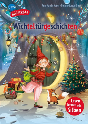 Wichteltürgeschichten Bücherbär: Erstlesebuch; weihnachtlicher Lesespaß ab der 1. Klasse, Lesen lernen mit Silben. Für Jungen und Mädchen