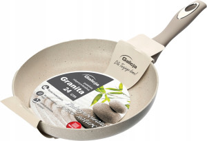 Patelnia głęboka do smażenia nieprzywieralna 24cm