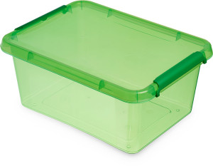 MOXOM SimpleStore Color 12,5l zielony kolorowe organizery na zabawki i przedmioty