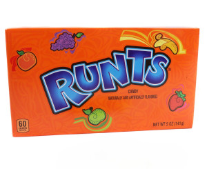 Runts 141g Cukierki w kształcie owoców o smaku owocowym