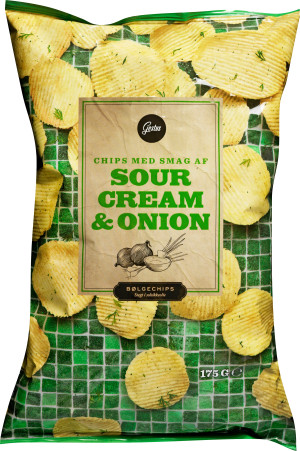 Gestus Chips Sour Cream & Onion 175 g - 175 g