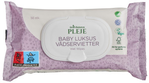 Groen Balance Luxus Baby-Feuchttücher 56 Stück