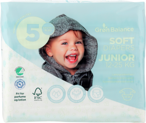 Grøn Balance Windeln Junior 12-25kg 44 Stück
