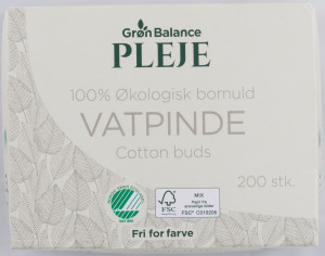 Groen Balance Öko-Wattestäbchen 200 Stück