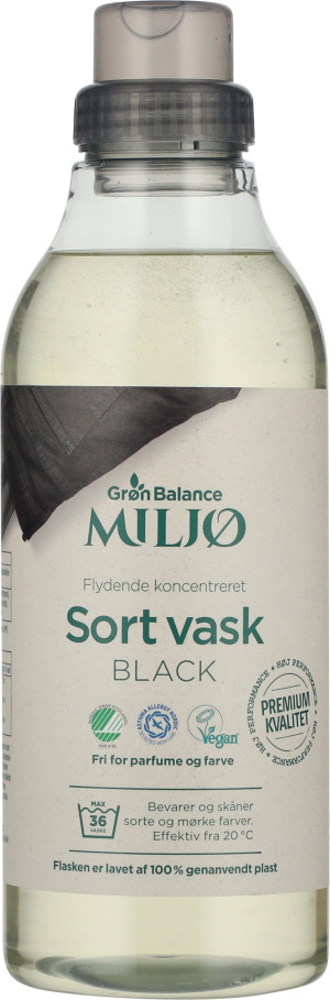 Groen Balance Fluessigwaschmittel Black 900ml