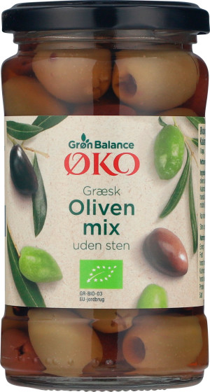 Grøn Balance Olivenmischung ohne Stein BIO 290 g