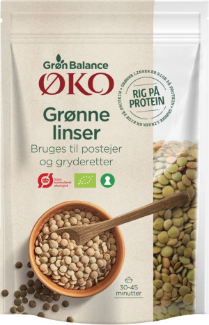 Gron Balance Grune Linsen Bio 400 g