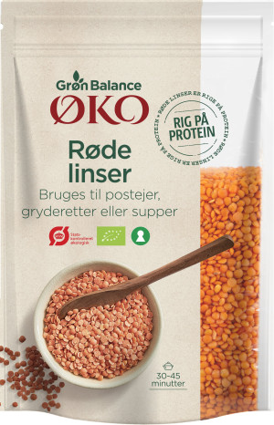 Grøn Balance Rote Linsen BIO 400 g - 400 g