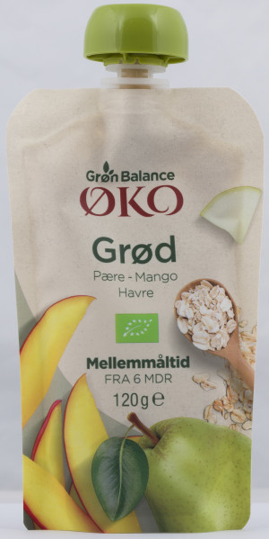 Grøn Balance Hafer-Birnen-Mango Bio 120 g - 120 g