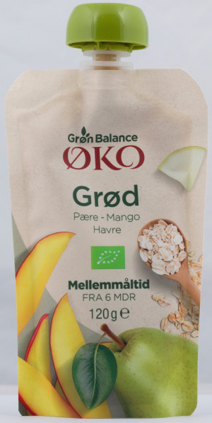 Balance Bio-Brei mit Birne, Hafer und Mango - 120 g