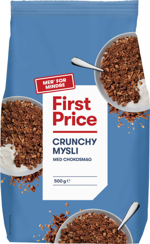 First Price Crunchy Müsli Schokolade 500 g - 500 g