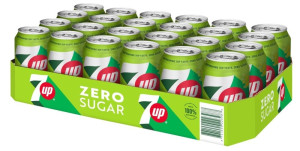 7UP Free Zero Zucker 24x0,33L pfandfrei - 24 x 0,33 L