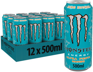 Monster Cable Energy Ultra Fiesta 12 x 0,5L pfandfreie Dosen - 12 x 0,5 L