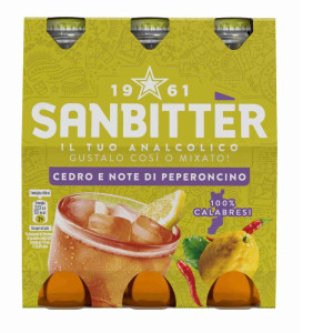 San Pellegrino Sanbittèr Cedro e Note di Peperoncino 24 x 20 cl - 24*0,2l