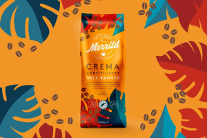 Merrild Crema Zertifizierte Ganze Bohnen