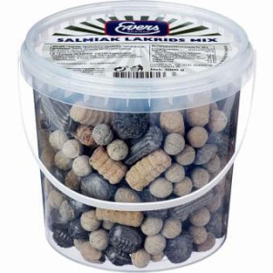 Evers Salmiak Lakrids Mix Display - 1 kg