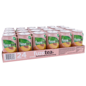 Coca-Cola Fuze Tea Black Tea Peach 24x0,33L - 24 x 0,33 L