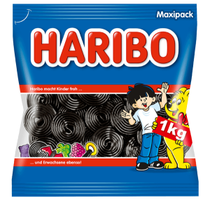 Haribo Lakritz Schnecken - 1 kg