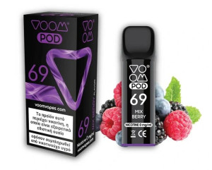 VOOM POD 69 Mix Berry  2 ml - 0% nicotine - 1  single unit