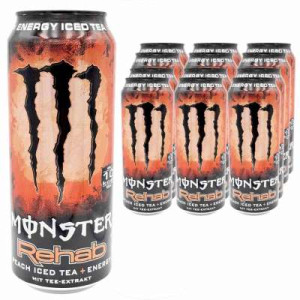 Monster Cable Energy Rehab Pfirsich Eistee 12x500ml