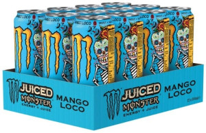 Monster Cable Juiced Mango Loco Energy Drink 12x500ml - 12 x 0,5 L