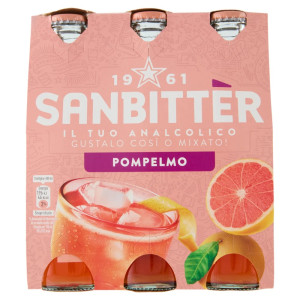 San Pellegrino Sanbittèr Emozioni Pompelmo 24 x 20 cl - 24*0,2l