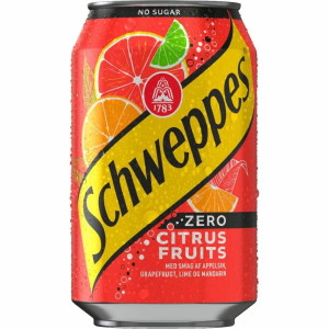 Schweppes Citrus Mix ohne Zucker - 24 x 0,33 L