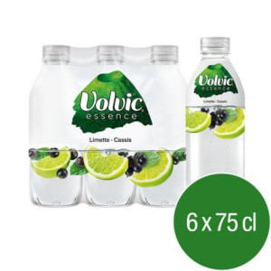 Volvic Essence Limette-Cassis 750ml - 6 x 0.75 L