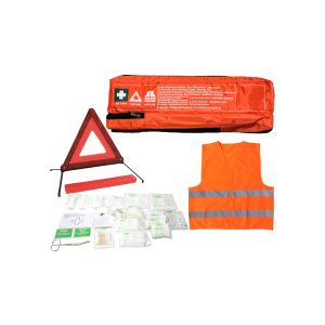 Varseltrekant Nødpakke Med First Aid Kit