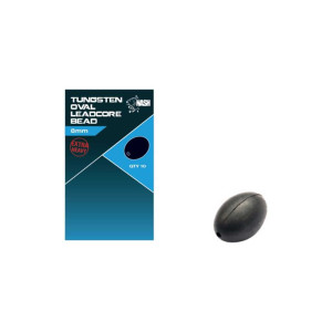 Nash Tungsten Oval Leadcore Bead 8mm