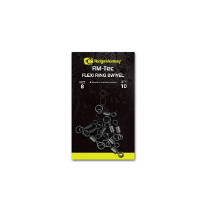 RidgeMonkey Tec Flexi Ring Swivel size 8