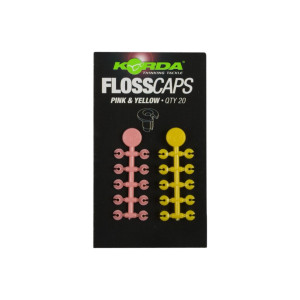 Korda Floss Caps pink/yellow