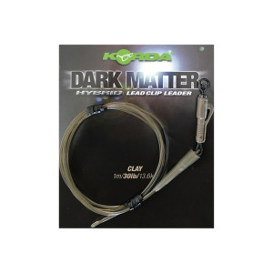 Korda Dark Matter Leader Heli 40 lb Clay