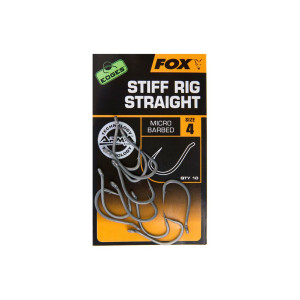 Fox EDGES™ Stiff Rig Straight  Size 4
