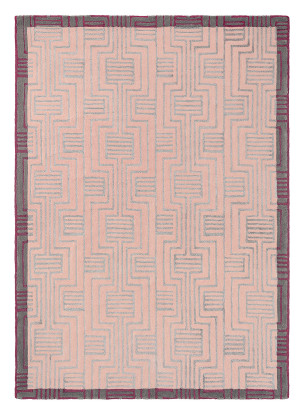 Różowy dywan geometryczny Ted Baker