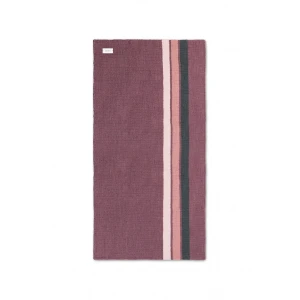 Bordowy dywan PET na balkon Rug Solid