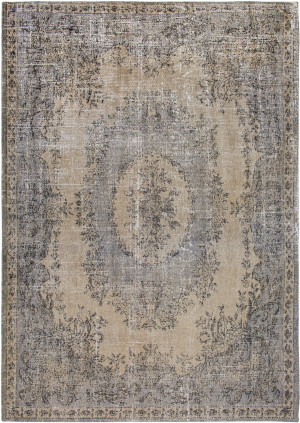 Szaro-beżowy dywan vintage Louis De Poortere